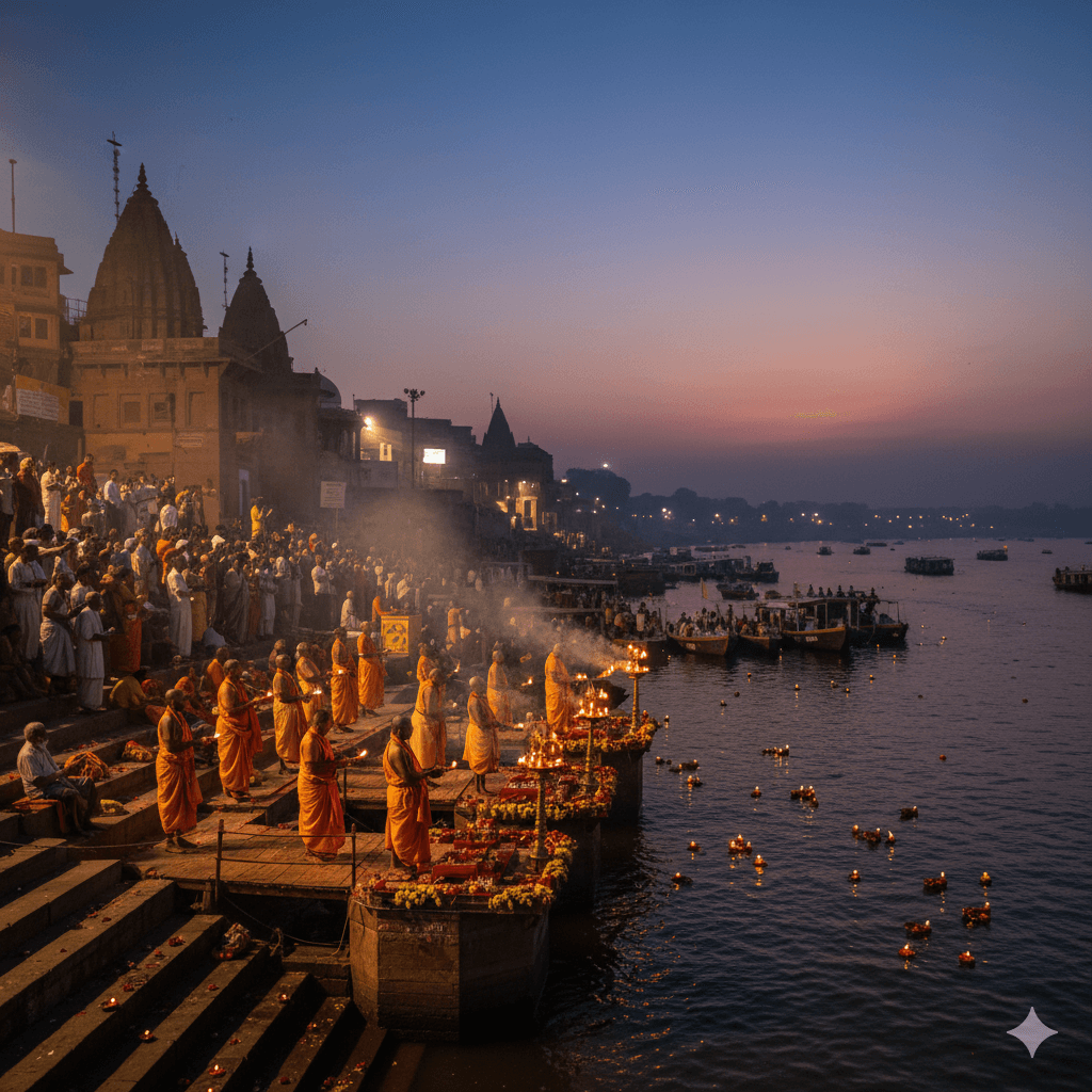 Ganga Aarti Experience in Varanasi